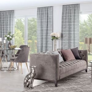 Sofa Velvet Elite grey, kolekcja tkanin Velvet. Fot. Dekoria.pl