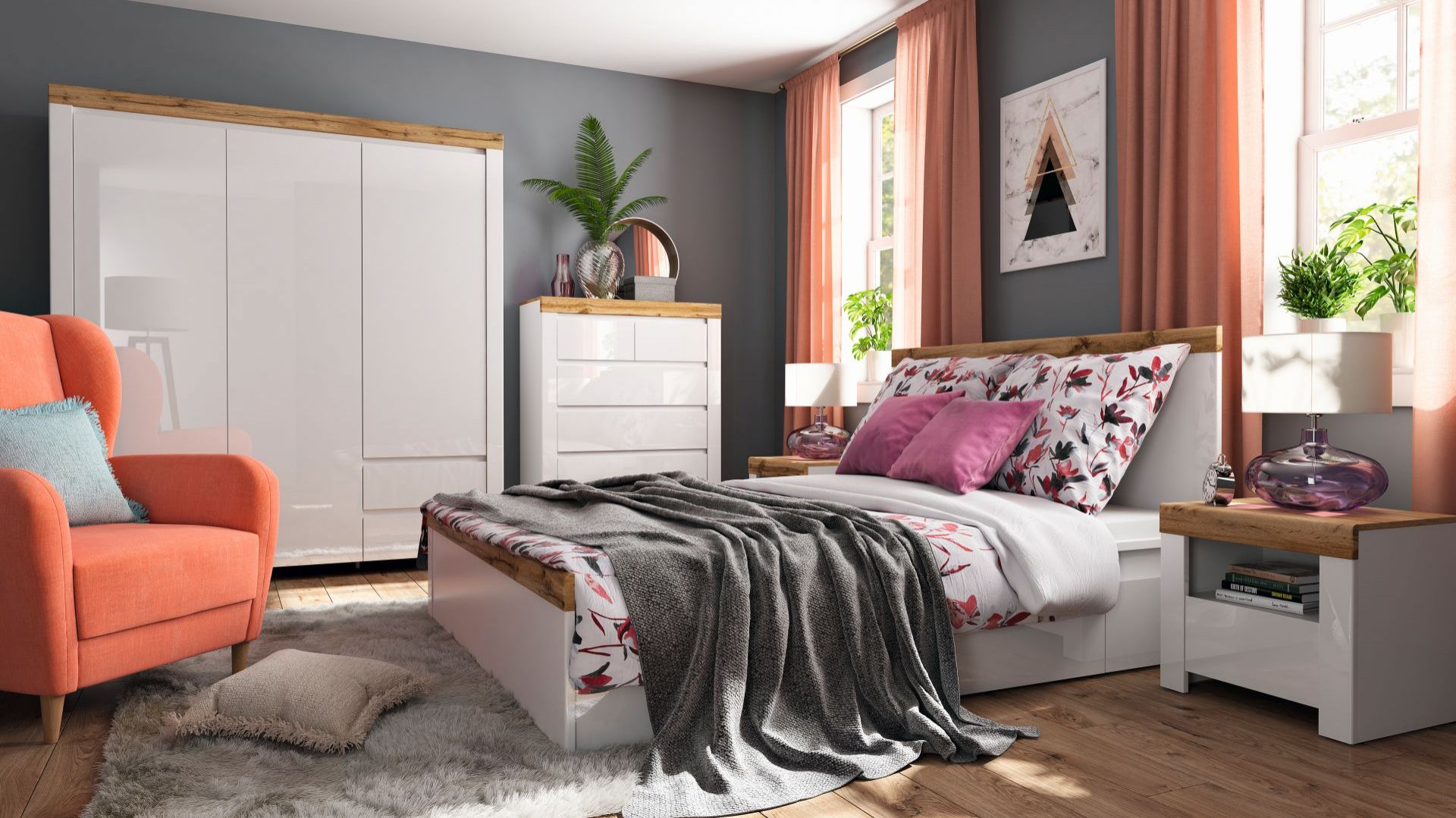 Kolekcja Holten/Black Red White. Produkt zgłoszony do konkyrsu Dobry Design 2020.