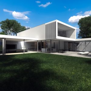 Laguna House. Projekt i wizualizacje: Beton House