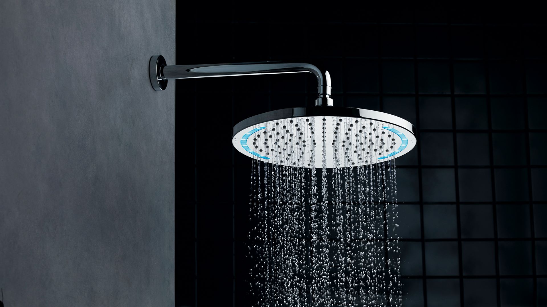 Głowica prysznicowa z funkcją LED, Nikles Technolight. Produkt zgłoszony do konkursu Dobry Design 2020.