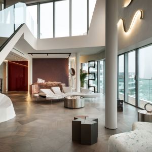 Dwupoziomowy Penthouse One-11. Projekt: Zaha Hadid Architects. Fot. Listone Giordano / Forestile