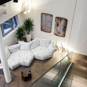 Dwupoziomowy Penthouse One-11. Projekt: Zaha Hadid Architects. Fot. Listone Giordano / Forestile
