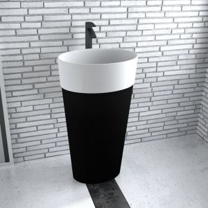 Uniqa umywalka wolnostojąca / nablatowa/Besco. Produkt zgłoszony do konkursu Dobry Design 2020.