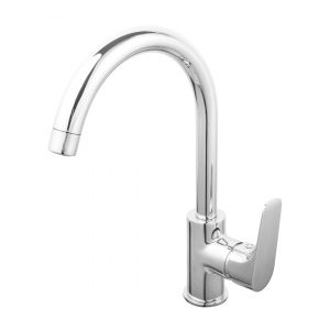 Tiga VerdeLine - bateria zlewozmywakowa stojąca/Ferro. Produkt zgłoszony do konkursu Dobry Design 2020.