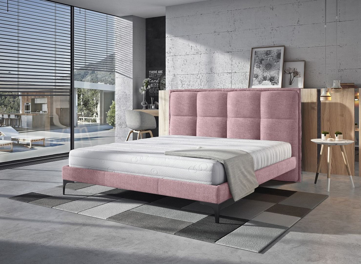 Łóżko tapicerowane Ariana marki Comforteo. Fot. Comforteo