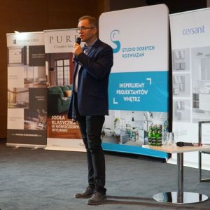Robert Skomorowski, reprezentant firmy Purmo. Fot. SDR Katowice