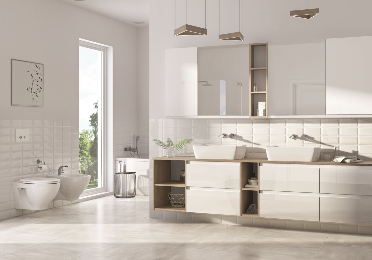 Miska w.c. Moduo o owalnym kształcie oferowana w technologii CleanOn wyróżnia się nowoczesnym designem oraz wyjątkową bielą Cersanit White. Fot. Cersanit