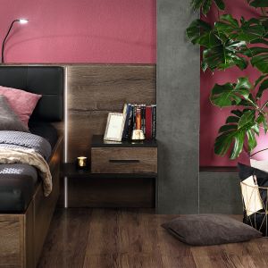 Meble do sypialni z kolekcji Bellevue dostępne w ofercie firmy Forte. Fot. Forte

