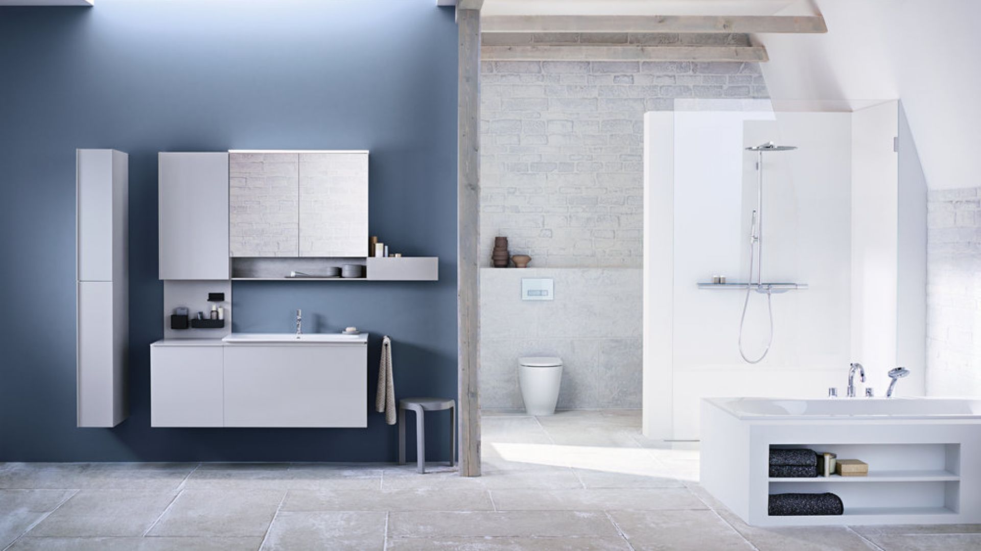 Seria ceramiki i mebli łazienkowych Acanto/Geberit. Produkt zgłoszony do konkursu Dobry Design 2020.