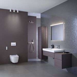 Toaleta myjąca Geberit AquaClean Sela/Geberit. Produkt zgłoszony do konkursu Dobry Design 2020.