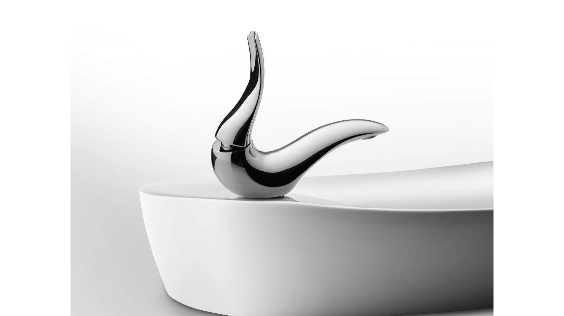 Bateria umywalkowa Artize Tailwater/Jaquar. Produkt zgłoszony do konkursu Dobry Design 2020.