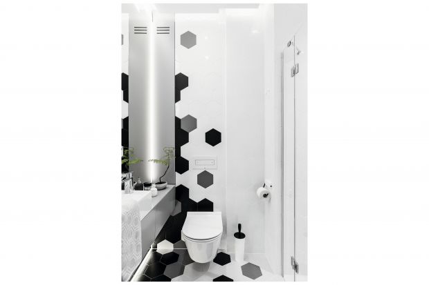 Łazienka z prysznicem: piękne wnętrze w nowoczesnym stylu
