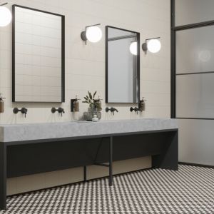 Kolekcja płytek Modernizm zaprojektowana z Mają Ganszyniec. Fot. Ceramika Paradyż 