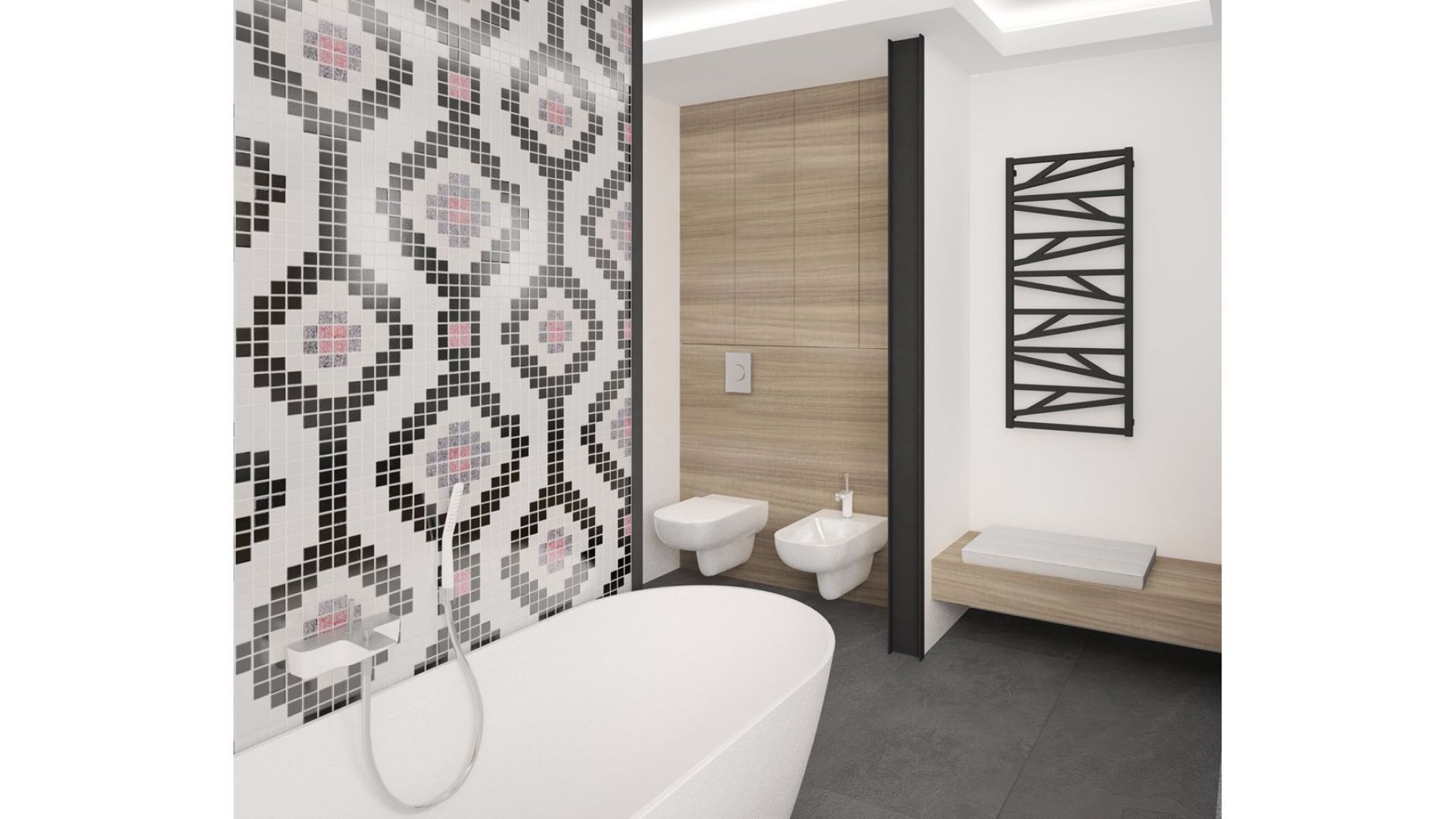 Grzejnik łazienkowy Trick/Instal-Projekt Produkt zgłoszony do konkursu Dobry Design 2020.