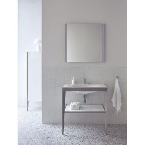 Umywalka Viu na stelażu Seria Xviu/Duravit. Produkt zgłoszony do konkursu Dobry Design 2020.