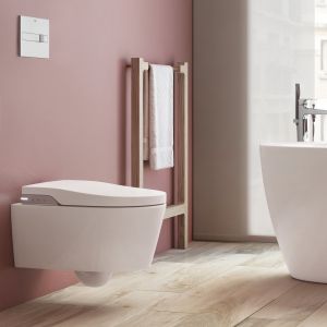 In-Wash® Inspira to intuicyjna toaleta myjącą; miska w.c. w technologii Rimless. Fot. Roca
