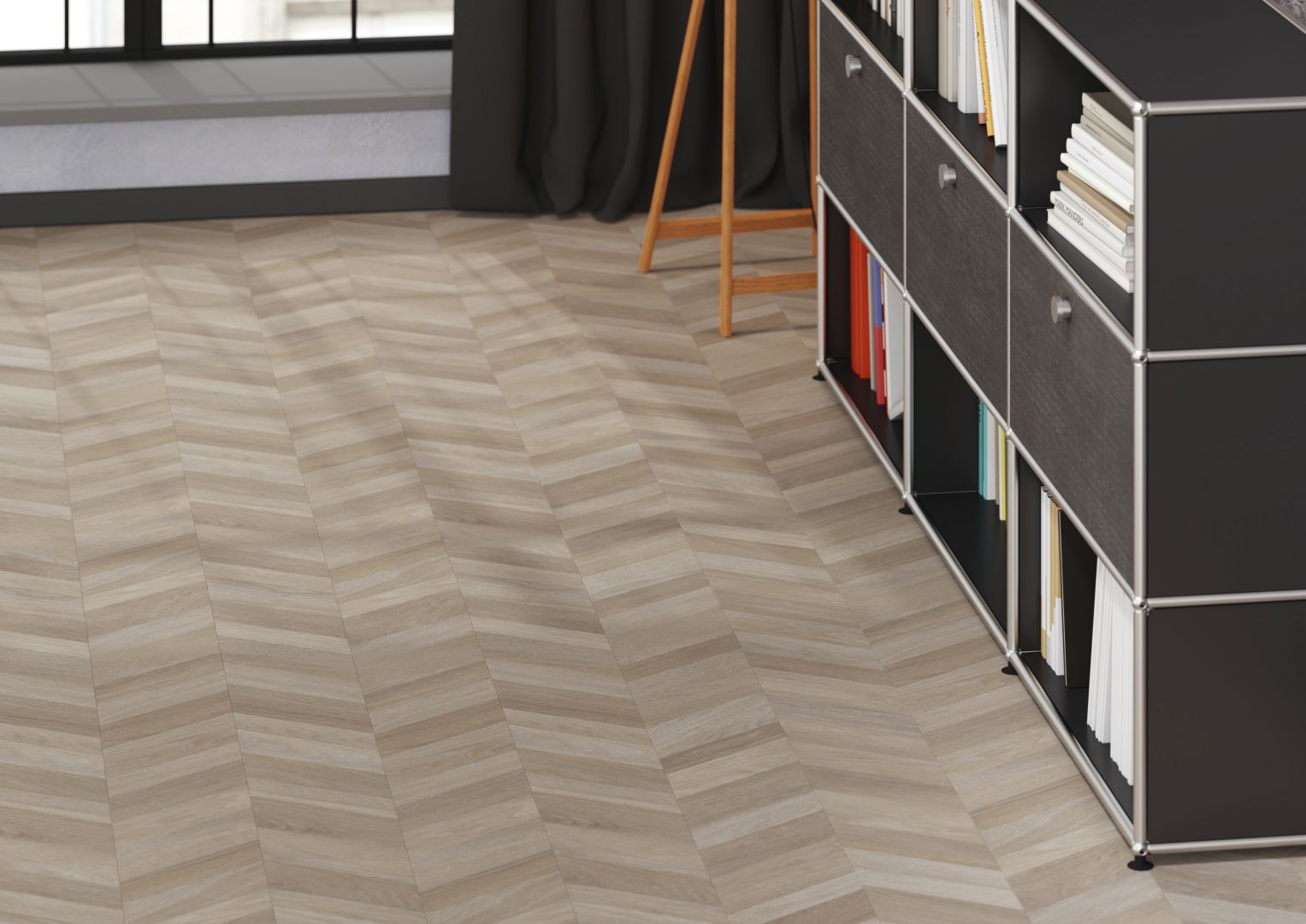 Dekor Haring Oak/Interprint. Produkt zgłoszony do konkursu Dobry Design 2020.
