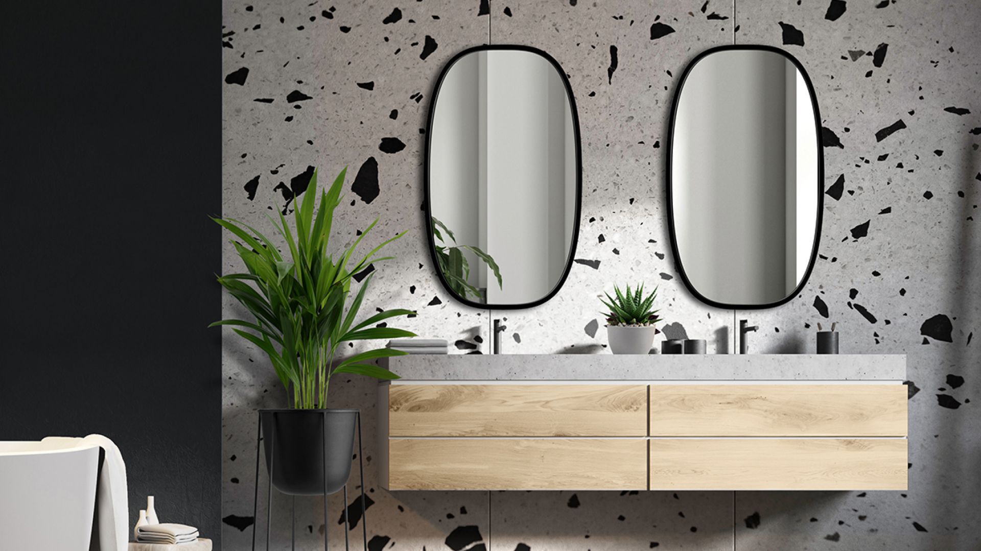 Lustro Dolio/GieraDesign. Produkt zgłoszony do konkursu Dobry Design 2020.