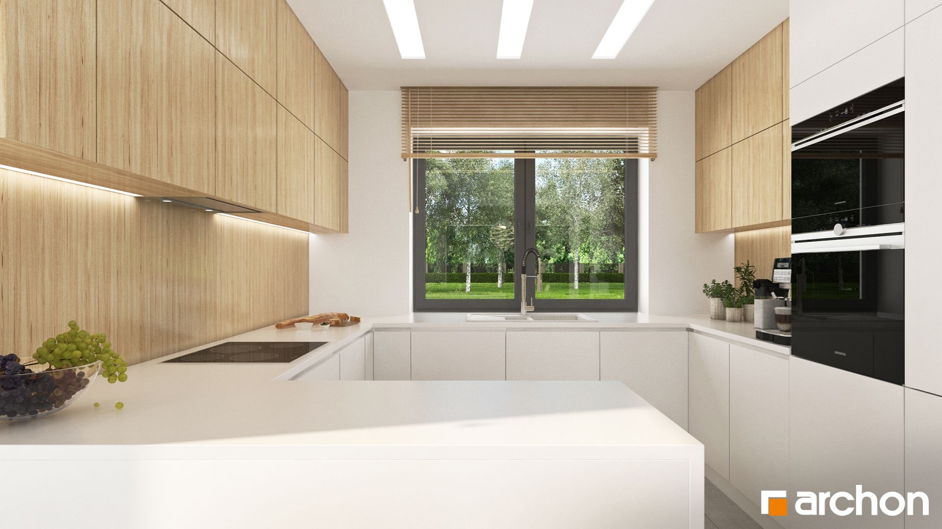 Dom w kostrzewach 4 - mała, ekonomiczna, wygodna parterówka o pow. 100 m2. Fot. Biuro Projektów ARCHON+