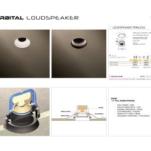 Tal Orbital - profesjonalny anemostat z wbudowaną oprawą oświetleniową oraz na życzenie głośnikiem/Produkt Design. Produkt zgłoszony do konkursu Dobry Design 2020.