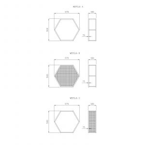 Plastry miodu LoftVision/Factory Design. Produkt zgłoszony do konkursu Dobry Design 2020.