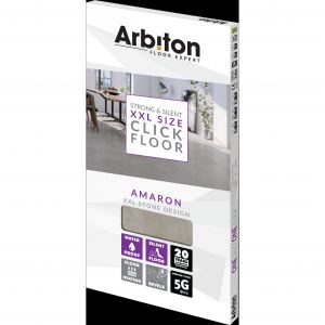 Podłoga winylowa Amaron Stone Design/Arbiton. Produkt zgłoszony do konkursu Dobry Design 2020.