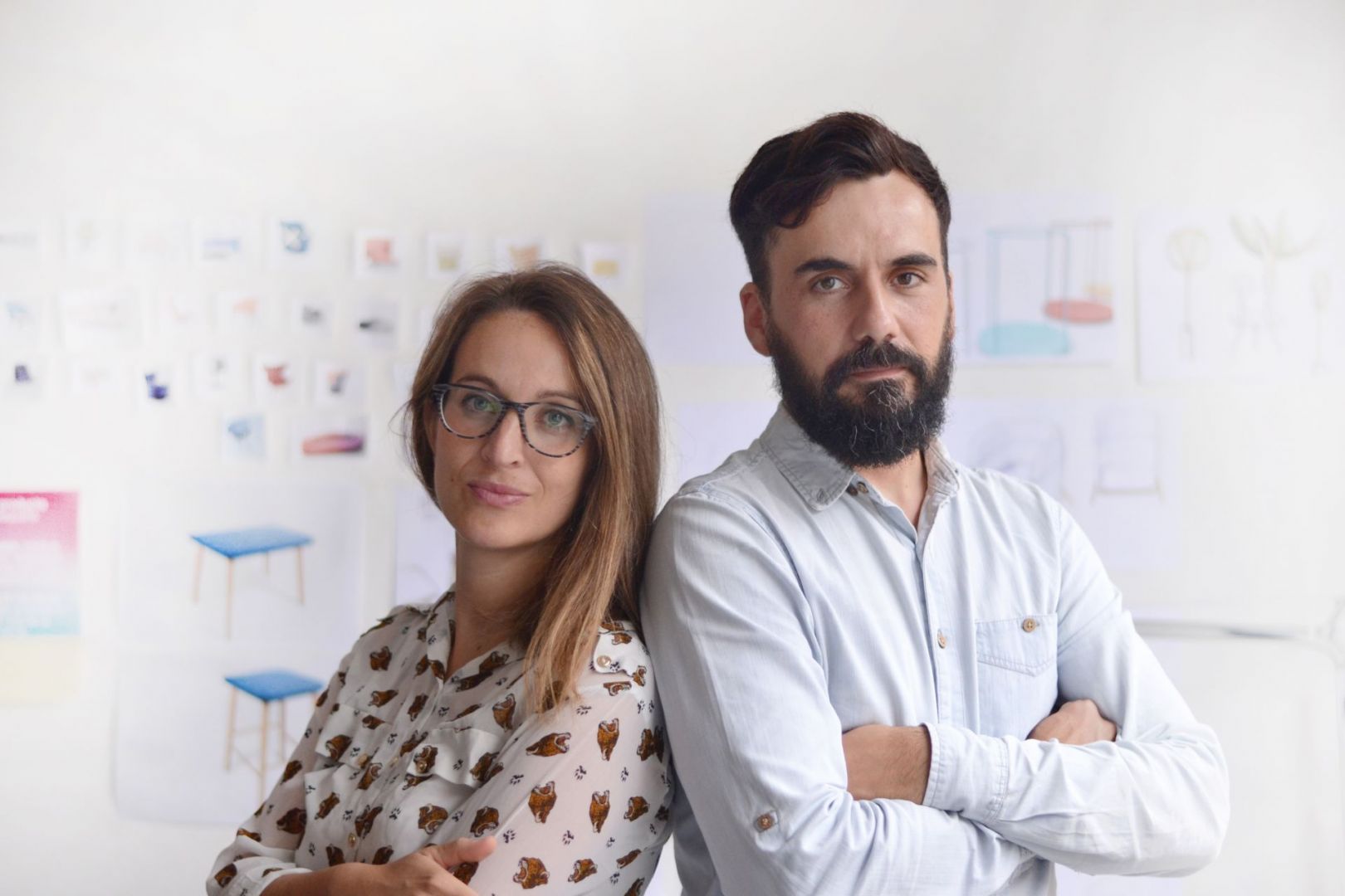 Laxmi Nazabal i Lucas Abajo, założyciele Muka Design Lab (Blbao, Hiszpania)