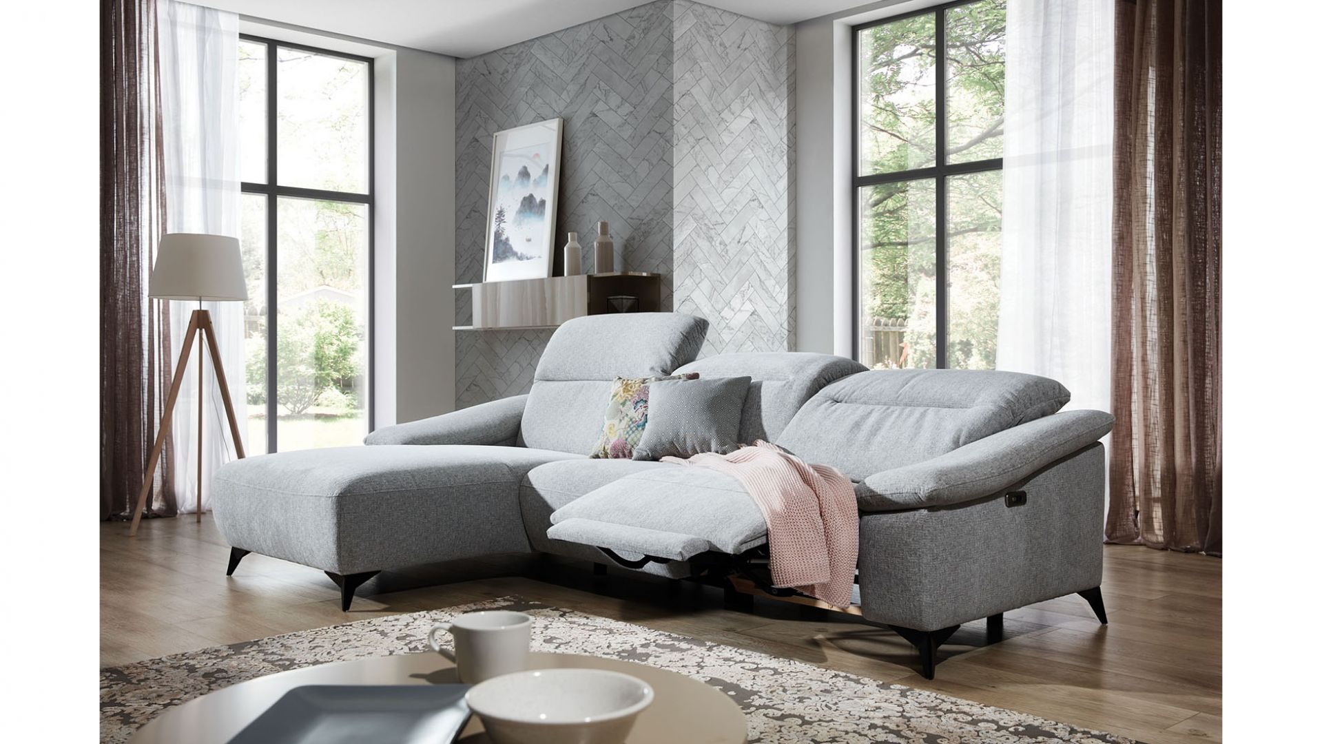 Gappa z funkcją relaks/Stagra Meble. Produkt zgłoszony do konkursu Dobry Design 2020.