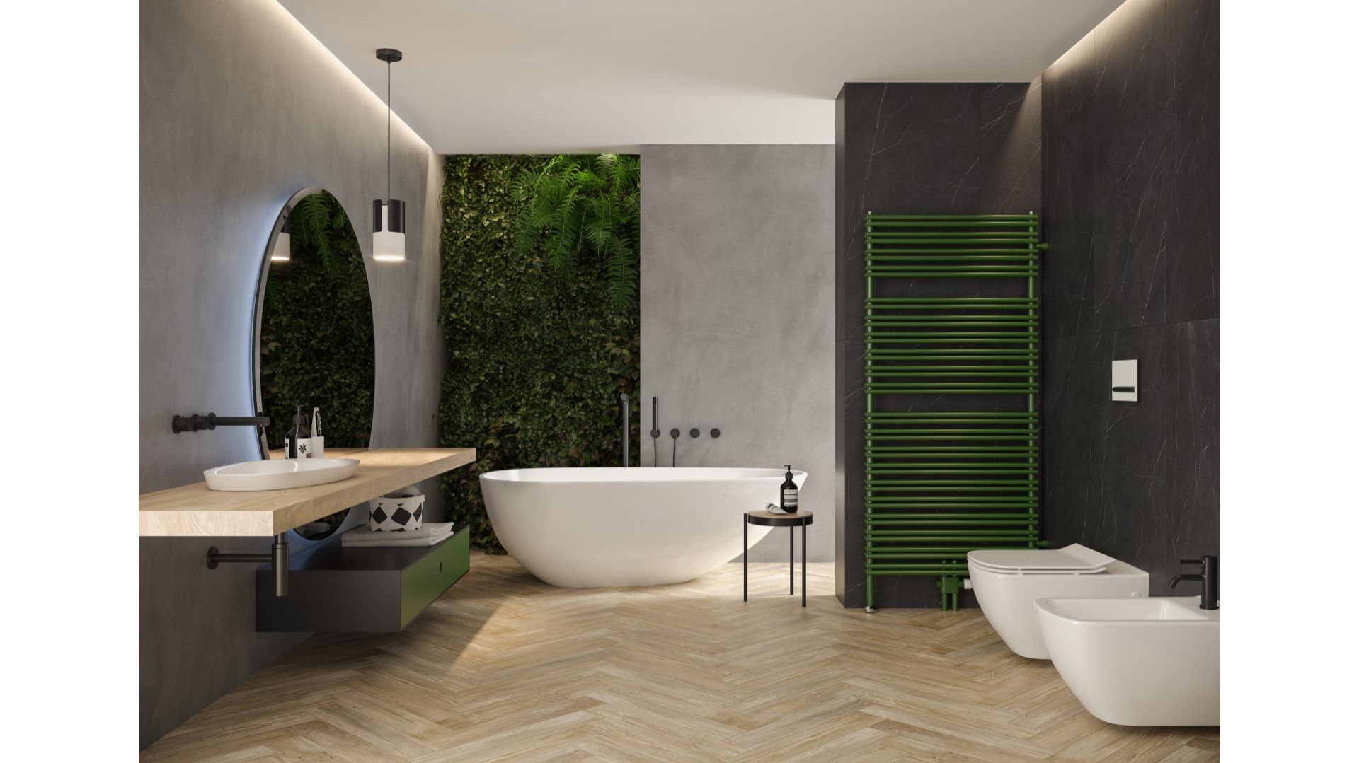 Grzejnik łazienkowy Mauritius/Purmo. Produkt zgłoszony do konkursu Dobry Design 2020.