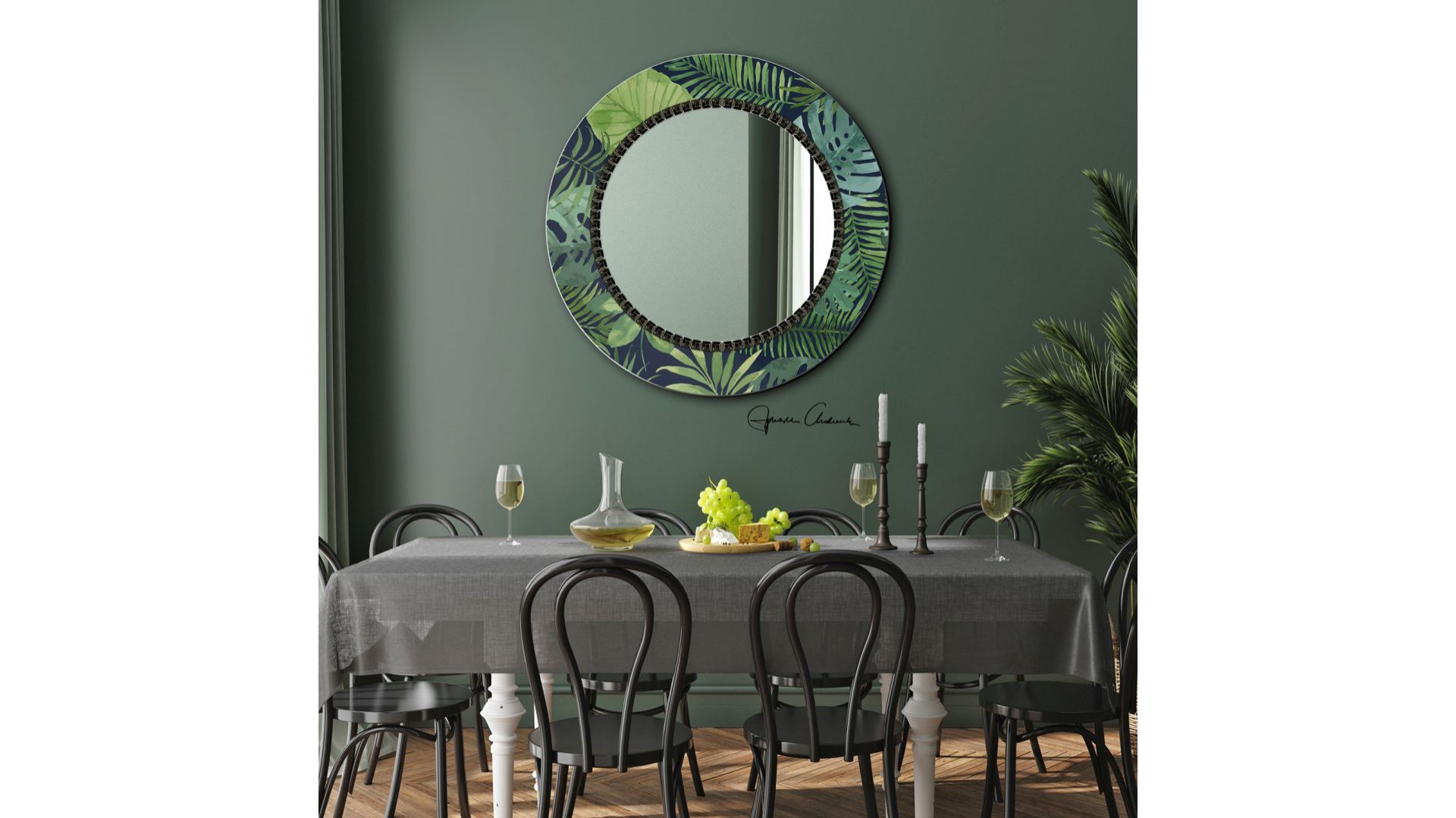 Kolekcja Decor Flower - seria oryginalnych luster/Ruke. Produkt zgłoszony do konkursu Dobry Design 2020.