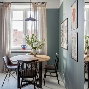 Piękna jadalnia. Projekt i zdjęcia:  Finchstudio