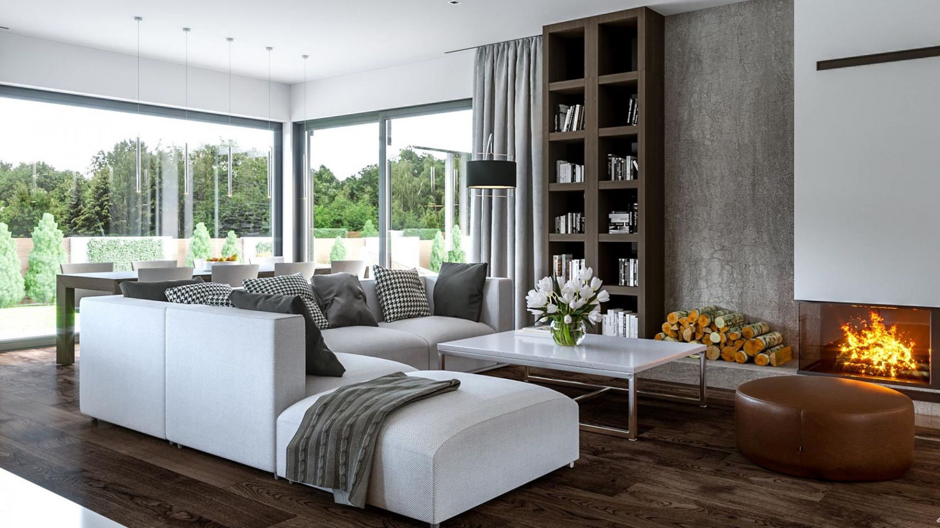 Wnętrza domu. Dom HomeKoncept 41. Projekt: Zespół projektowy HomeKoncept. Fot. HomeKoncept