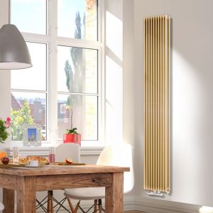 Ogrzewanie w dużym domu: grzejnik Aurora podwójna z oferty Luxrad. Fot. Luxrad