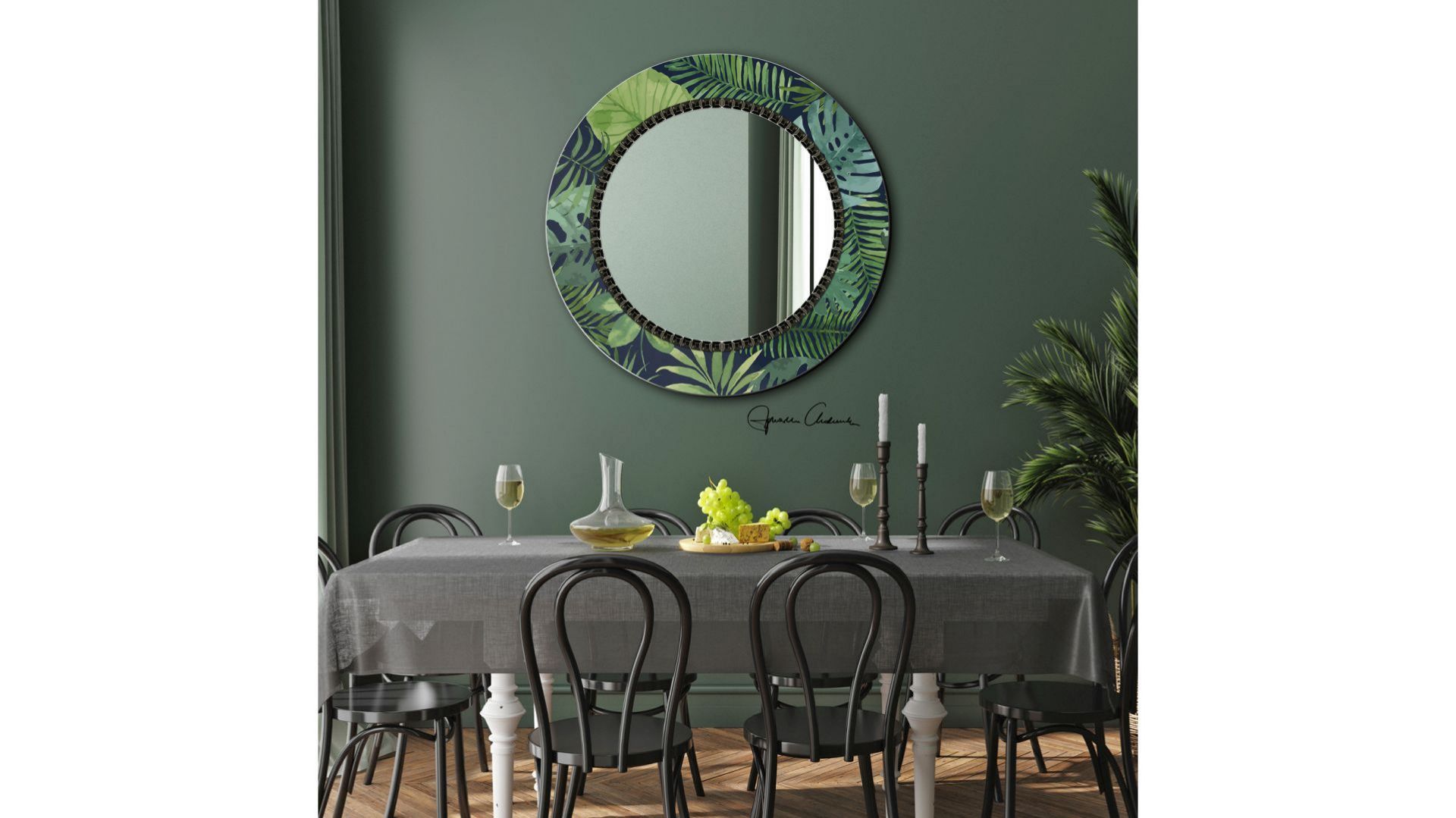 Kolekcja Decor Flower - seria oryginalnych luster/Ruke. Produkt zgłoszony do konkursu Dobry Design 2020.