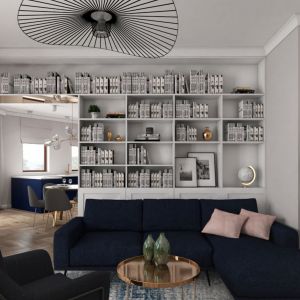 Salon. Fot. Pracownia Architektoniczna MGN 
