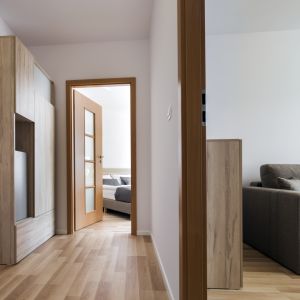 Jak widać każde wnętrze w mieszkaniu urządzone jest podobnie. Dzięki temu zyskuje się funkcjonalność i komfort użytkowania. Fot. Shutterstock
