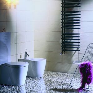 Dekoracyjny grzejnik łazienkowy Sardinia najlepiej prezentuje się w dużych, przestronnych wnętrzach. Fot. Purmo