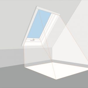 Wysokie okno = większy dopływ światła. Fot. Roto