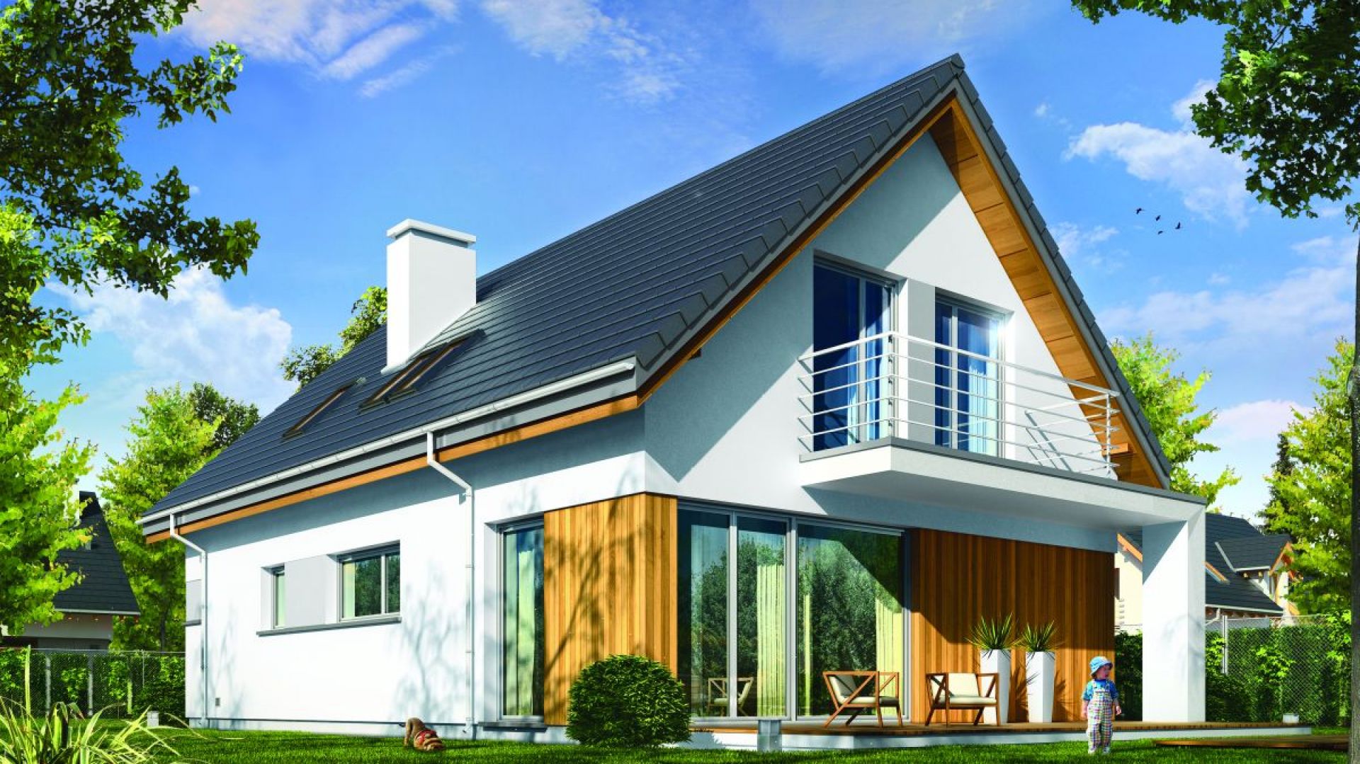 Mały dom. 20 projektów o powierzchni użytkowej od 61 do 140 m²
