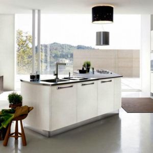 Wyspa w kuchni to często spotykany motyw stylu minimalistycznego. Fot. Home Interior Designers