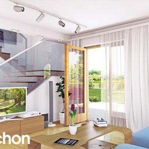 Warto zwrócić uwagę na właściwe rozplanowanie wnętrza domu. Projekty ARCHON+ to przemyślane, przejrzyste i wygodne układy funkcjonalne. Dom w zielistkach. Fot. Archon+ Biuro Projektów