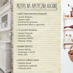 Przepis na apetyczną kuchnię. Fot. Eurofirany
