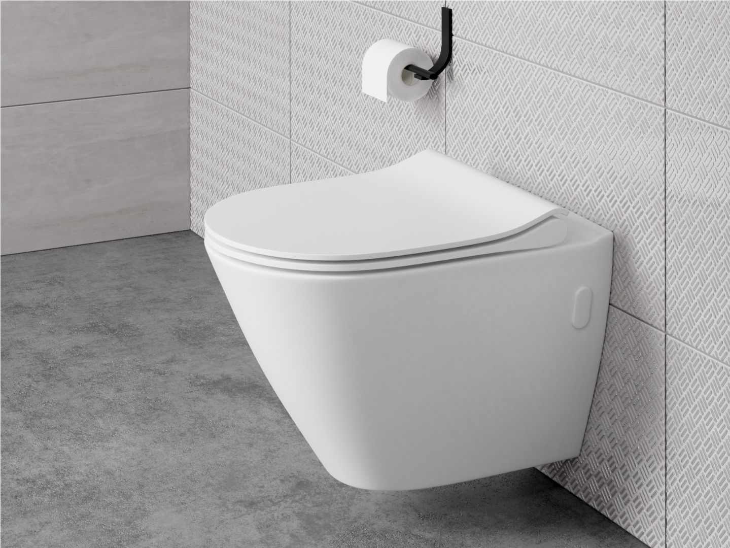 Miski bezkołnierzowe to przyszłość toalety. Usunięcie wewnętrznego rantu oraz zastosowanie innowacyjnego systemu spłukiwania w miskach CleanOn zapewnia higieniczną łazienkę.  Fot. Cersanit