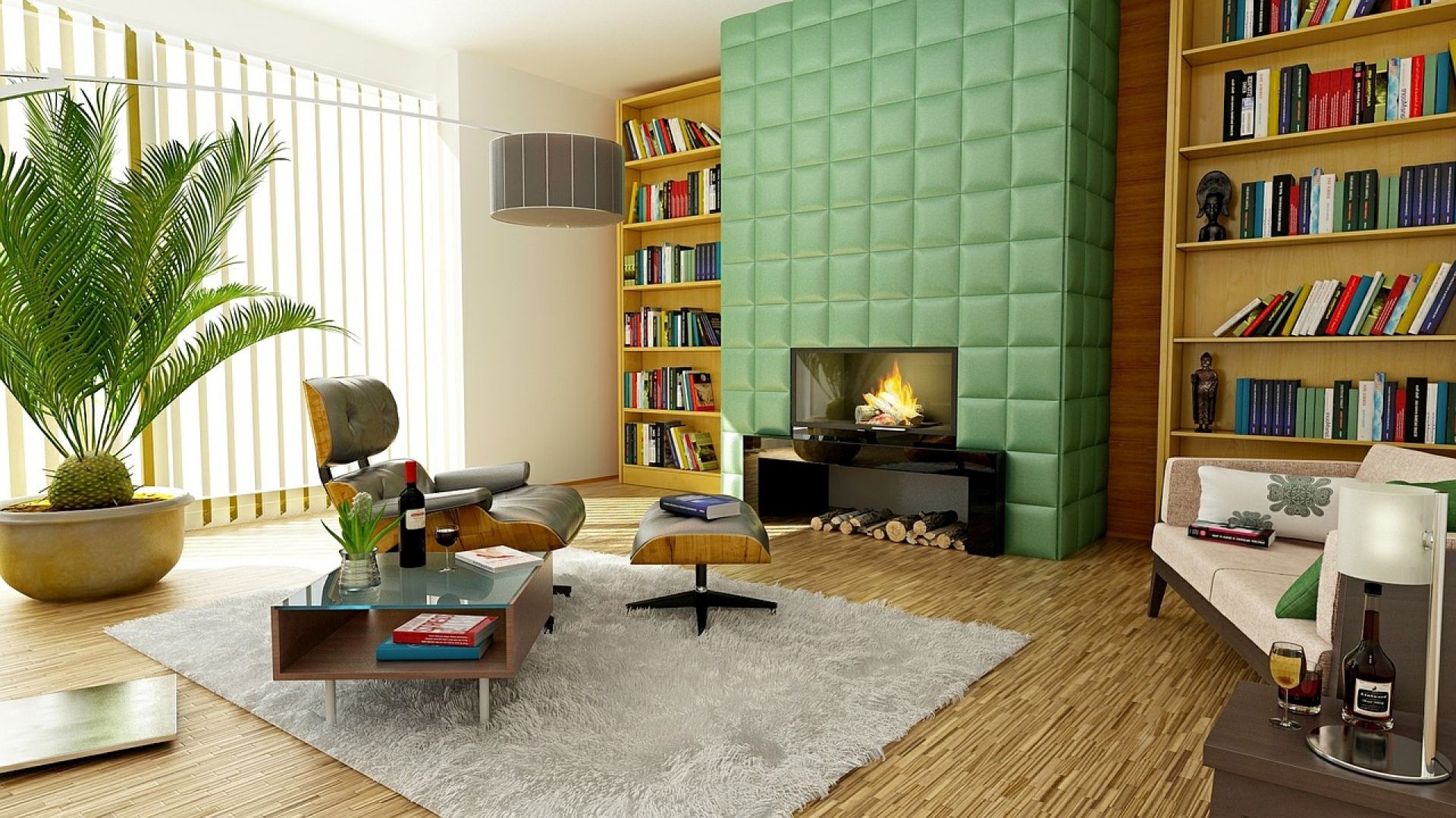 Mid-century modern wyróżnia prostota i funkcjonalność. Domy wnoszone w powojennej Ameryce były w ówczesnych realiach futurystyczne i nowatorskie. Zrezygnowano ze zdobień, stawiając na minimalizm, opływowe kształty i proste linie. Wnętrza nie były jednak płaskie i nudne. Fot. Franc Gardnier