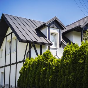 Sprawdź, jaki materiał będzie najlepszy na dach nowoczesnego domu. Fot. Blachotrapez