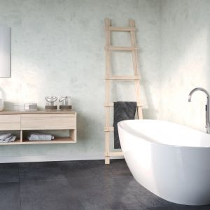 Kerradeco to idealne rozwiązanie! Jest wodoodporne, dzięki czemu z powodzeniem może stanowić wykończenie ściany pod prysznicem, a także nad wanną i wokół umywalki. Fot. Vox