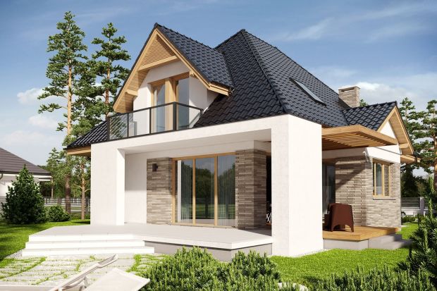 Amira G1 to nowoczesny dom, zaprojektowany z myślą o rodzinie, która ceni swobodę przestrzeni i sprawdzone rozwiązania funkcjonalne. Zgrabna bryła, modne detale i ciekawa kompozycja elewacji sprawiają, że budynek prezentuje się efektownie i elega