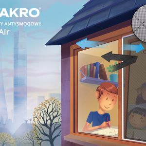 Najlepszym rozwiązaniem jest częste wietrzenie pomieszczeń, zwłaszcza przed snem. Jednak smog, który obecny jest na zewnątrz, dociera również do naszych domów i mieszkań.  Z pomocą przychodzą innowacyjne, oparte na nowatorskich technologiach, produkty antysmogowe cleanAir Fakro – nowość na polskim rynku. Fot. Fakro