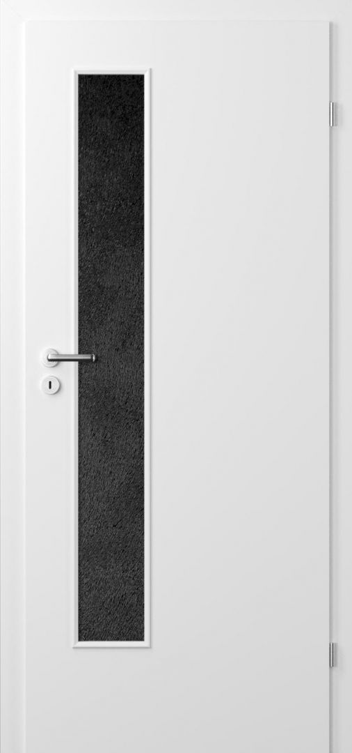 Drzwi Minimax charakteryzuje smukłe przeszklenie na całej długości drzwi. Fot. Porta