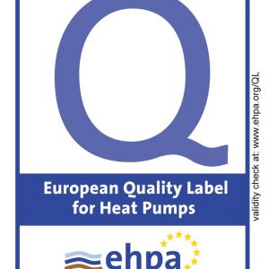 Pompy ciepła NIBE spełniają wysokie wymagania postawione przez Europejskie Stowarzyszenie Pomp Ciepła (EHPA). Mają pozytywną ocenę z testów przeprowadzanych według określonych procedur i dokonanych zgodnie z wymaganiami Norm Europejskich EN14511 (w zakresie współczynnika efektywności COP), EN 16147 (w zakresie wydajności ciepłej wody użytkowej) oraz EN 12102 (w zakresie pomiaru hałasu i wyznaczania poziomu mocy akustycznej).
